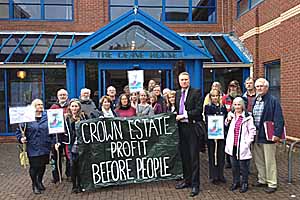 Councillors back Crown Estate tenants’ lobby to save their homes
