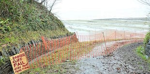 ‘Sheer luck no-one was there’ when cliffside fell