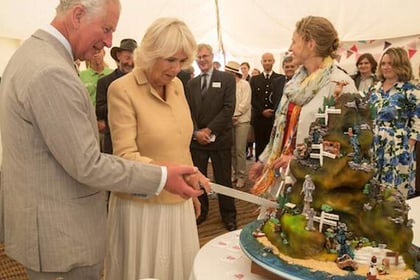 Royal couple join Exmoor's big picnic