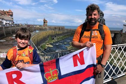 Charlie goes coast to coast for the RNLI