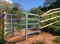 New kissing gates for popular footpaths 