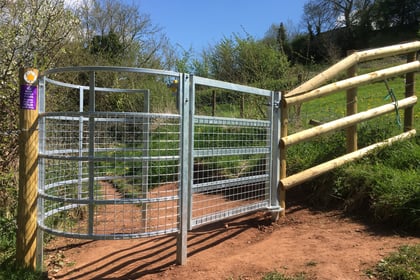 New kissing gates for popular footpaths 