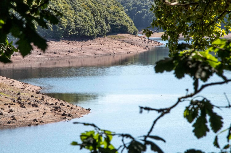 Free Press reader Derek Webb took these photographs showing exposed banks along the 160-feet deep Wimbleball reservoir. 