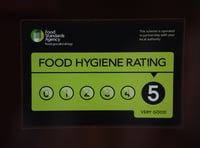 Somerset West and Taunton establishment given new food hygiene rating