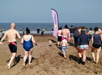 West Somerset beach New Year swim challenge for hospice