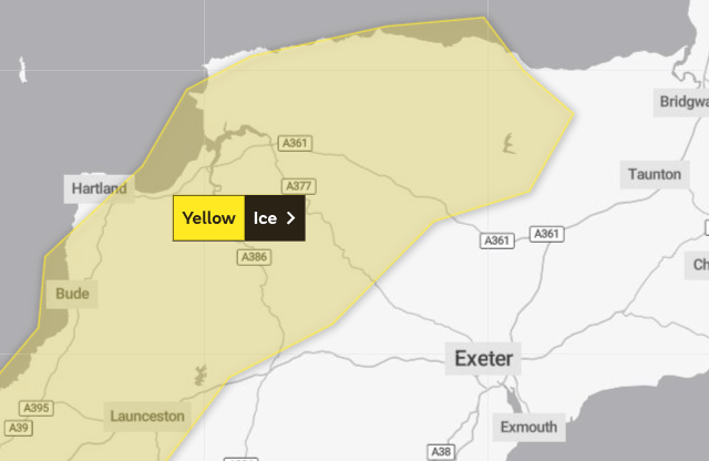 Ice warning as Arctic weather hits Somerset