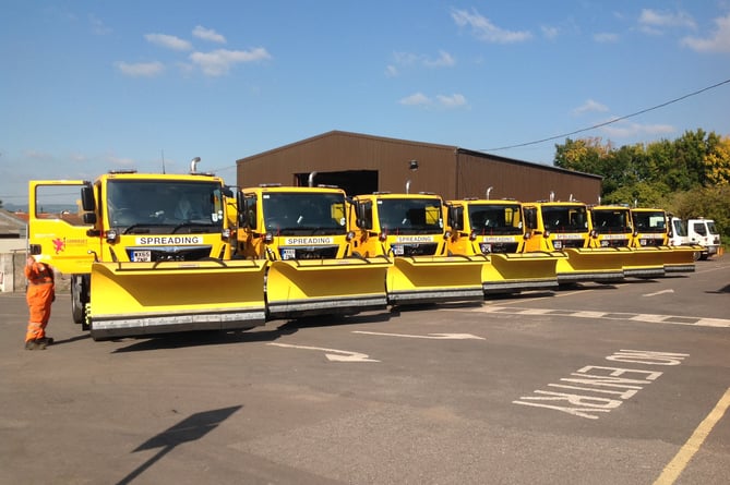 Somerset County Council gritters