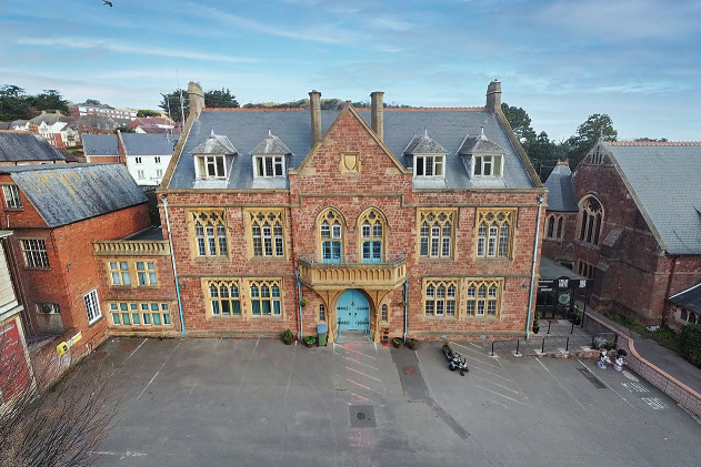 The old hospital at Minehead is for sale