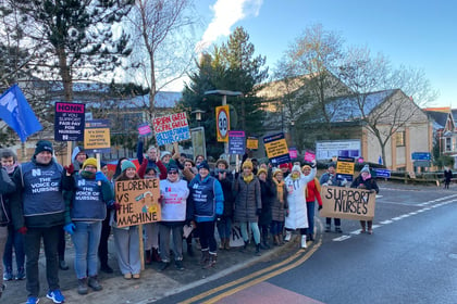 Somerset nurses go on strike as part of national pay dispute