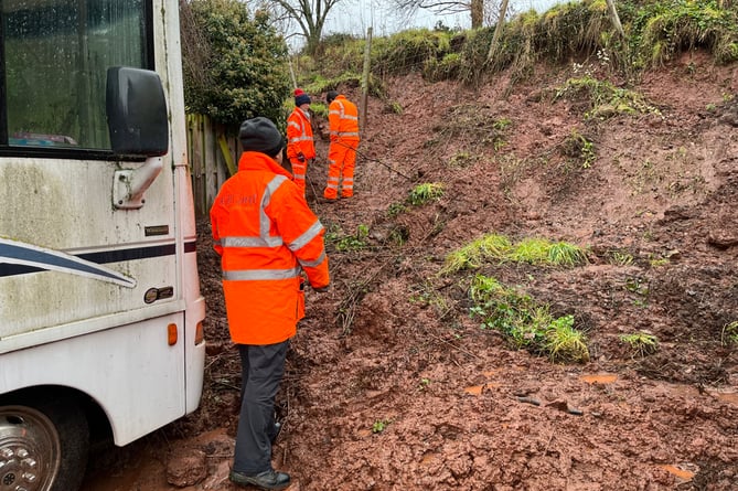 WSR West Somerset Railway mudslide landslip Combe Florey