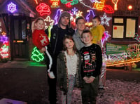  A Minehead Christmas display raises big sum for the Air Ambulance 