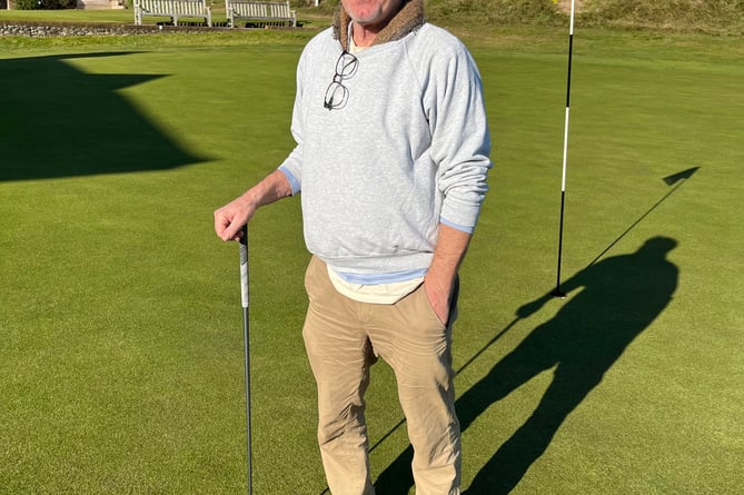 Nigel Moore, who achieved a hole in one on the 14th