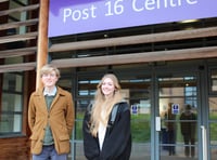 Two Minehead students receives offers from top university