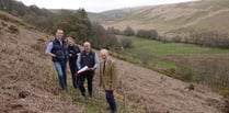 Exmoor's new 'King's Wood' visited by High Sheriff