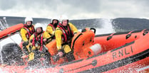 Minehead lifeboat: Day’s second shout brings cliff rescue