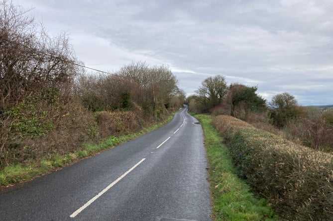 The Closed B3191 Cleeve Hill, Seen From The Blue Anchor Side