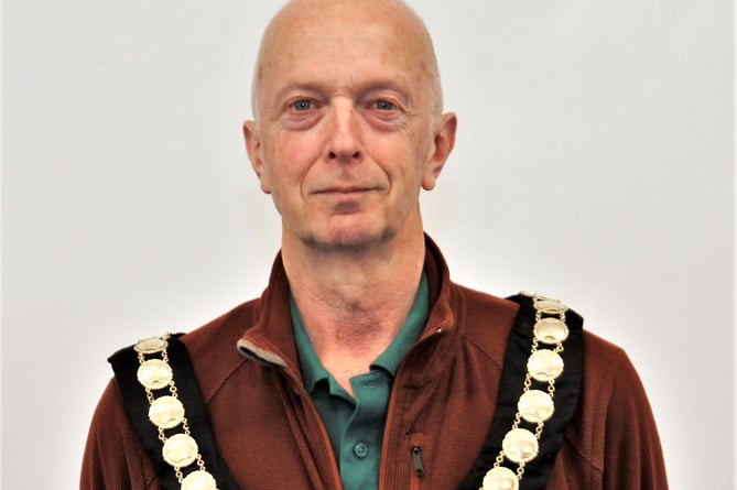 Minehead's new mayor, Cllr Craig Palmer