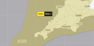 Wind warning issued 