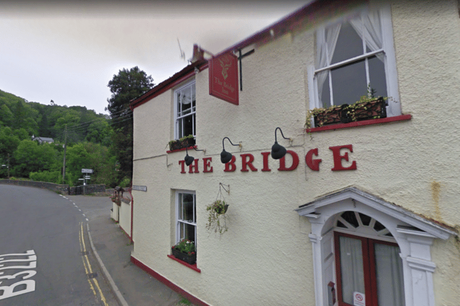 The Bridge Inn, Dulverton, close to the River Barle.