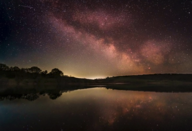 The night sky over Exmoor.