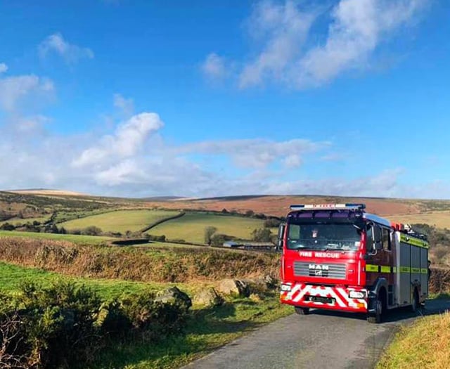 Fire crews attend smoke logged Exmoor farmhouse