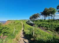 Take part in organised coastal walk admiring beauty of Exmoor