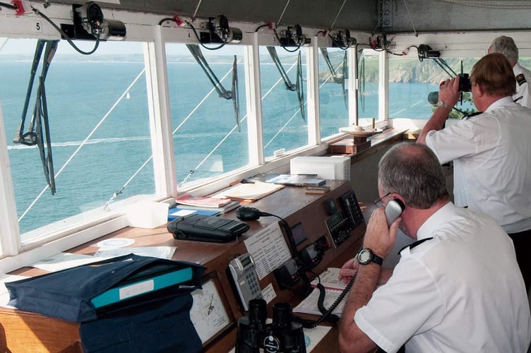 A typical national Coastwatch Institution station at work.