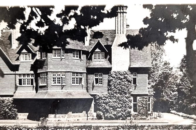 Clanville House, Minehead, in its heyday.