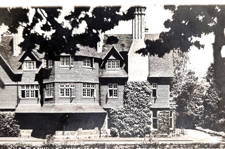 Clanville House, Minehead, in its heyday.