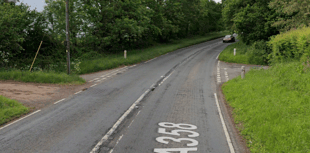 Man hospitalised after A358 crash