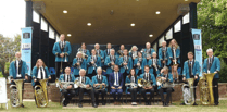 Brass band tribute to late musician and artist in museum exhibition