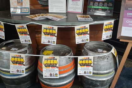 Fifteen beers on tap in pub's festival