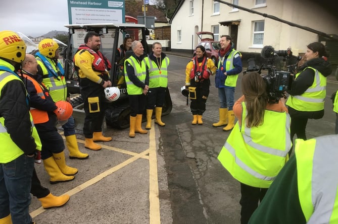 Minehead RNLI crew are setting the bar high in shanty challenge 