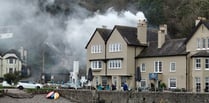 Porlock Weir Hotel forced to 'evacuate' during fire