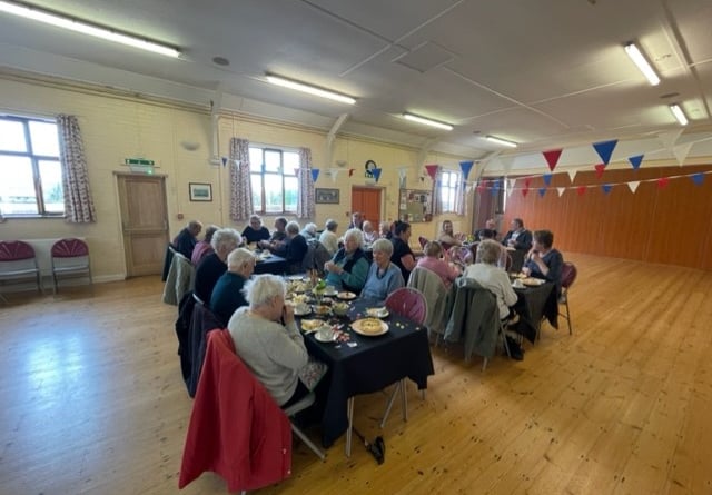 Renata Uraky, Re-Engage Tea Party Co-ordinator; Sally Parish, Volunteer Host; Kirsty Huckle, NFU Life Lead Co-ordinator; Helen Davies, NFU Marketing Co-ordinator; Lily Saunders, NFU Customer Service Advisor