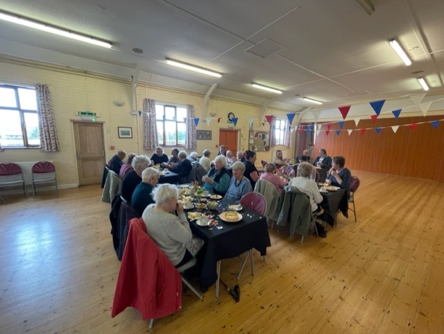 Renata Uraky, Re-Engage Tea Party Co-ordinator; Sally Parish, Volunteer Host; Kirsty Huckle, NFU Life Lead Co-ordinator; Helen Davies, NFU Marketing Co-ordinator; Lily Saunders, NFU Customer Service Advisor