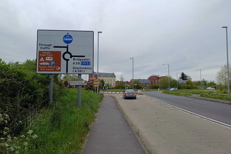 The southern edge of the Monkton Heathfield urban extension in Taunton (CREDIT: Daniel Mumby)