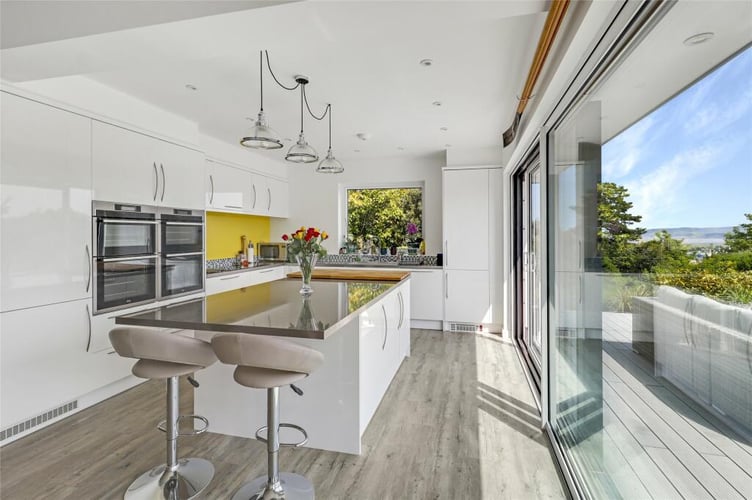 Open-plan kitchen