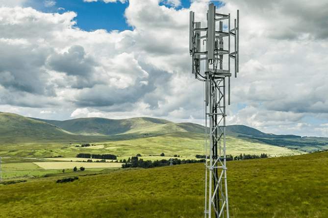 A mobile phone mast similar to this one has been rejected in a remote Exmoor area near Simonsbath.