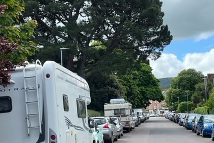 Motorhome owners living in street with free parking