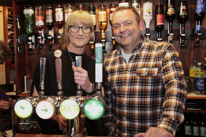 Stogumber's White Horse Inn public house is thriving under new landlords Lisa French and Tim King.
