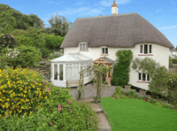 Look inside thatched former village post office for sale in Exmoor