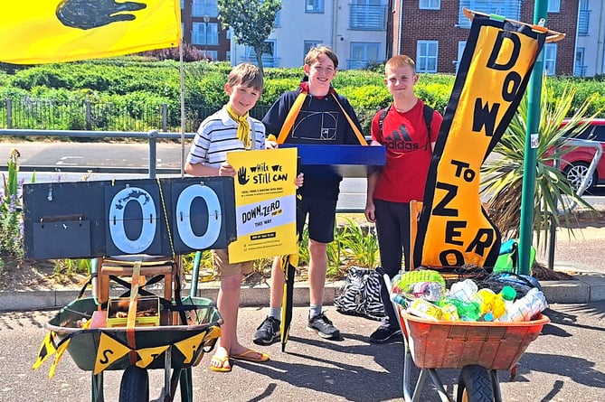 Enthusiastic youngsters took part in 'While We Still Can' campaign