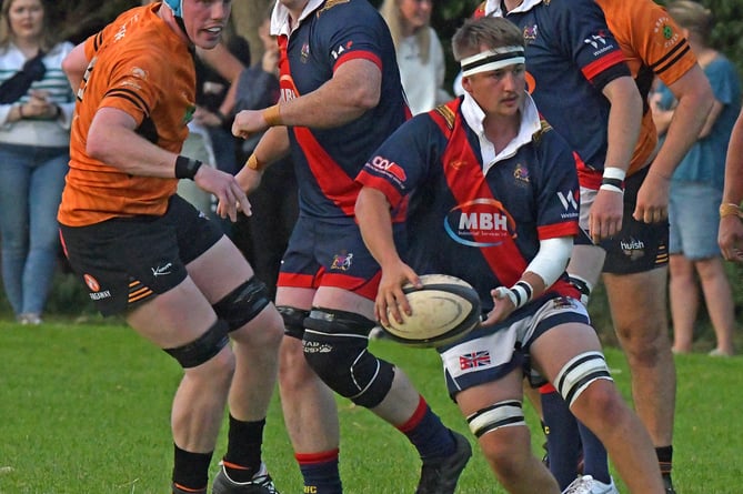 Rugby action at Wiveliscombe last season