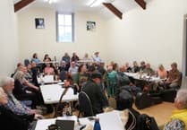 Visitors and performers from all over the country for West Somerset Folk Festival