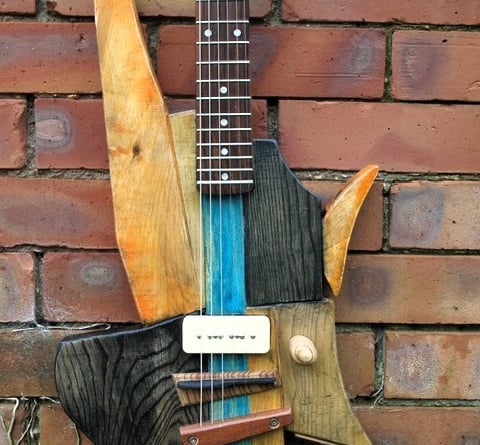 One of Antony Moggridge's bespoke guitars