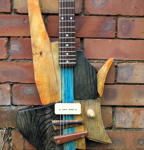 One of Antony Moggridge's bespoke guitars