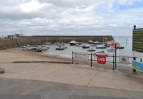 Injury fears as council chains off harbour slipway