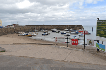 Injury fears as council chains off harbour slipway