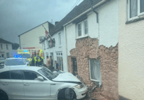 Car crashes into front of village house